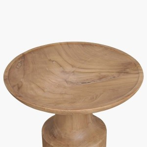 Nero day Teak side table - Raw Materials