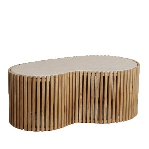 Infinity Pool coffee table Sungkai marble - Raw Materials