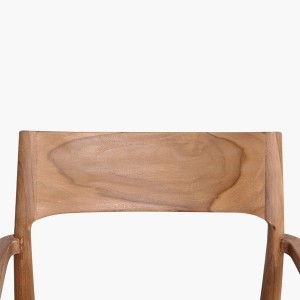 Freya Dining Chair in Brown Leather X2 - Raw Materials