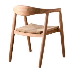 Fauteuil Portland Teck et Corde Nature - Affari of Sweden