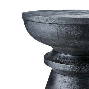 Tabouret Portland manguier Noir - Affari Of Sweden