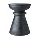 Black Mango Wood Stool 46 cm - House Doctor