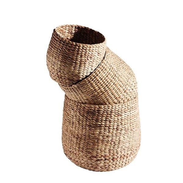 Panier Rond Naturel X3 - Muubs