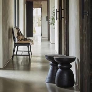 Tabouret Portland organique manguier Noir - Affari Of Sweden