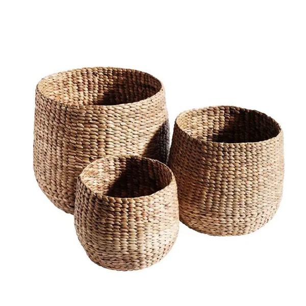 Panier Rond Naturel X3 - Muubs