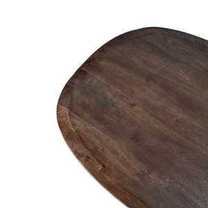 Table Basse Portland manguier et métal marron - Affari of Sweden