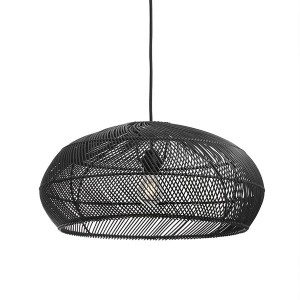 Black Recycled Pebble Pendant Light X3 - Original Home