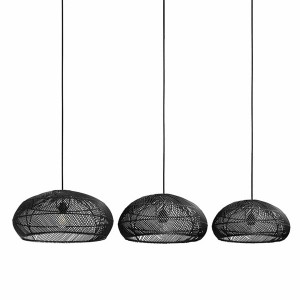 Suspension Pebble Recyclé noire X3 - Original Home