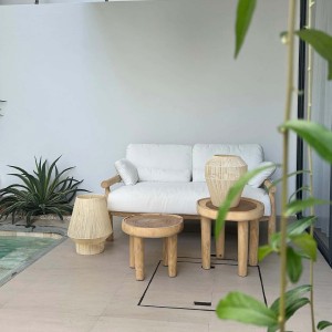 Suspension Lampion recyclé nature S - Original Home