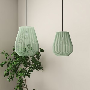 Recycled Lampion Pendant Light Green S - Original Home