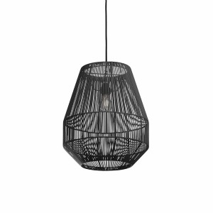 Suspension Lampion recyclé Anthracite M - Original Home