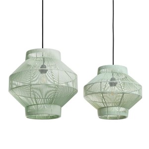 Suspension Lampion Recyclé vert n°2  M - Original Home