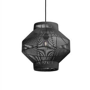 Recycled Black Lantern Suspension No. 2 M - Original Home