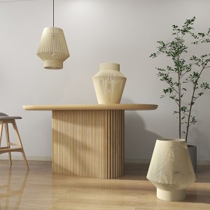 Recycled Lampion Suspension No. 1 beige S - Original Home