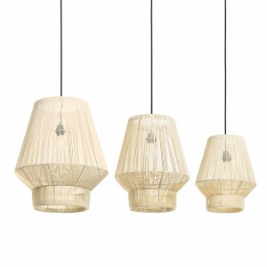 Recycled Lampion Suspension No. 1 Beige L - Original Home