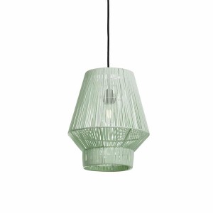 Suspension Lampion Recyclé n° 1 vert pastel S - Original Home