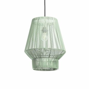 Suspension Lampion Recyclé n° 1 Vert Pastel M - Original Home