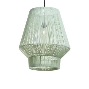 Recycled Lantern Suspension No. 1 Pastel Green L - Original Home