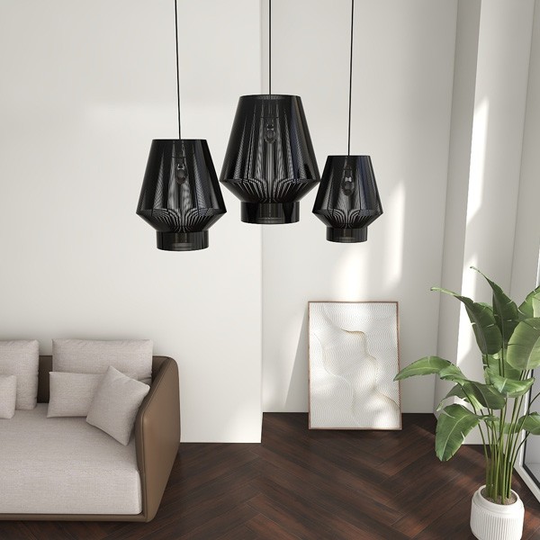 Suspension Lampion Recyclé n° 1 Anthracite S - Original Home