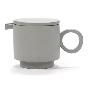 Théière Gris Clair Cercle Intérieur - Valérie Objects