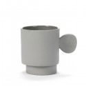 Light grey inner circle espresso cup - Valérie Objects