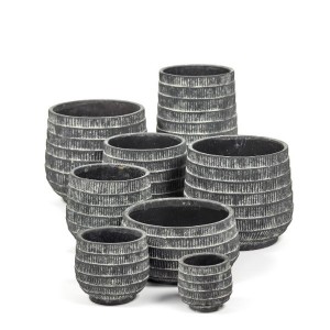 Rustic Black Pot M - Serax