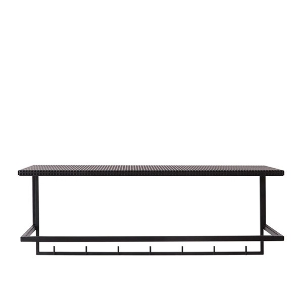 Porte-Manteau Grid Acier Noir - Kristina Dam