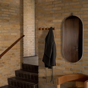 Column Long Coat Rack Solid Natural Oak - Kristina Dam