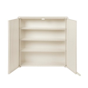 Armoire Murale Grid en Acier Beige - Kristina Dam