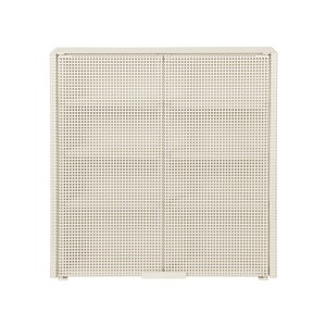 Grid Wall Cabinet in Beige Steel - Kristina Dam