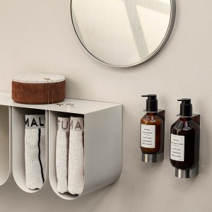 Curved Steel Wall Shelf in Beige – Kristina Dam