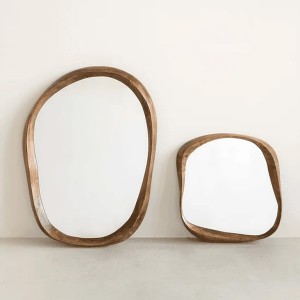 Miroir Shizu bois de manguier L - Urban Nature Culture