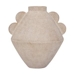 Vase Mia céramique beige texturé forme antique - Urban Nature Culture - Woodely