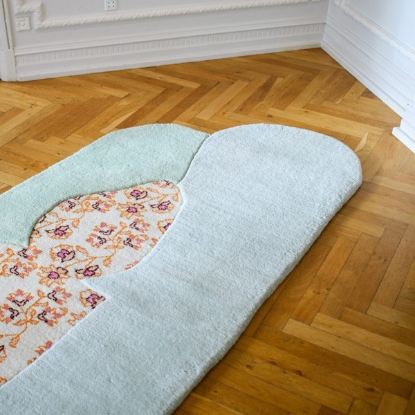 Tapis Flora laine - Haus Üger