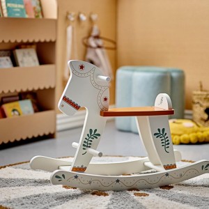 Ruddy White Horse Rocking Toy - Bloomingville Mini