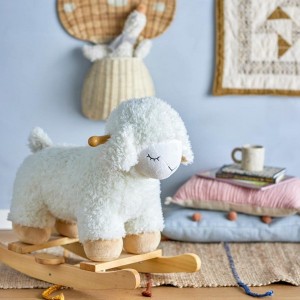 Laasrith Jouet à Bascule Mouton Blanc - Bloomingville Mini