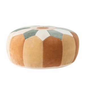Agnes Brown Cotton Pouf for Children - Bloomingville Mini