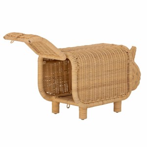 Soffe Stool with Storage Nature Rattan - Bloomingville Mini