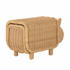 Soffe Stool with Storage Nature Rattan - Bloomingville Mini