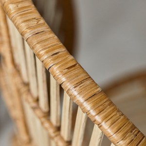 Chaise en rotin naturel et fer forgé - House Doctor