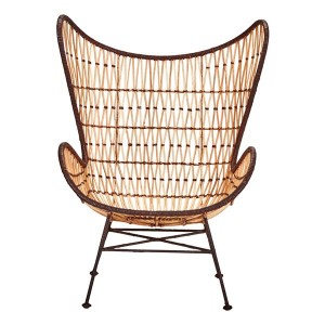 Chaise longue en rotin naturel - House Doctor