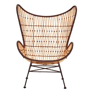 Natural rattan lounge chair - House Doctor