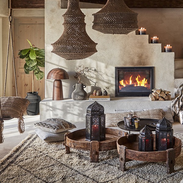 Lampe de Table Fungi L Marron – Affari of Sweden