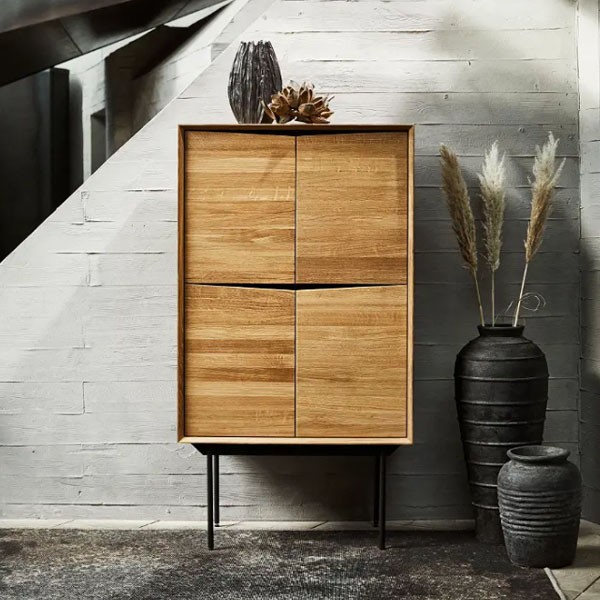 buffet chêne naturel et huilé de la maison Muubs