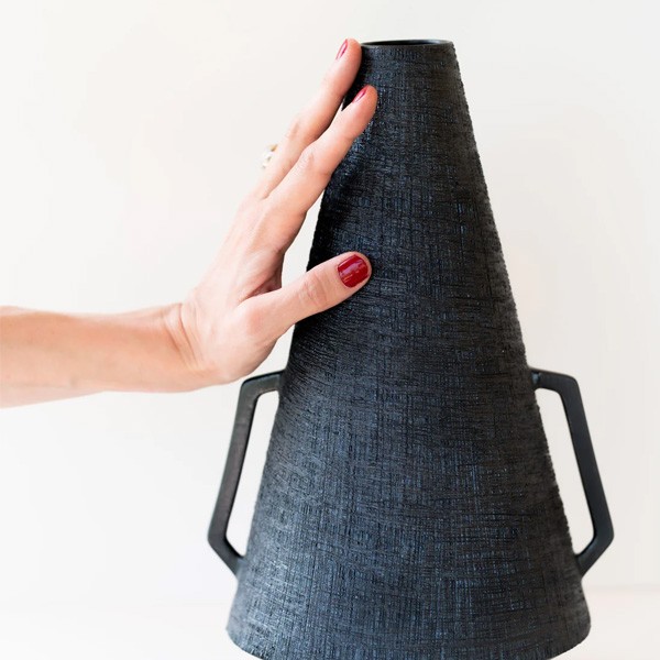 Vase en céramique Basalte – Collection Alma| Maud Dollard Céramique