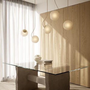 Blown glass pendant lamp Barocco Ø25 - Nordic Tales