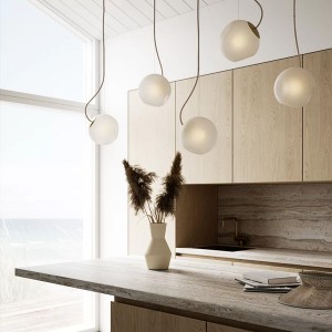 Blown glass pendant lamp Barocco Ø25 - Nordic Tales