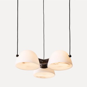 Suspension Fuse Paroi Laiton & Albâtre - Made By Hand