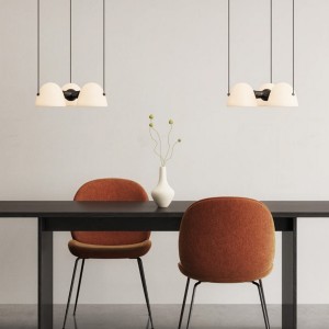 Suspension Fuse Paroi Laiton & Albâtre - Made By Hand