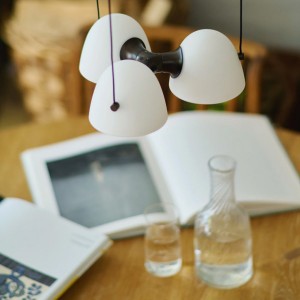 Suspension Fuse Paroi Laiton & Albâtre - Made By Hand